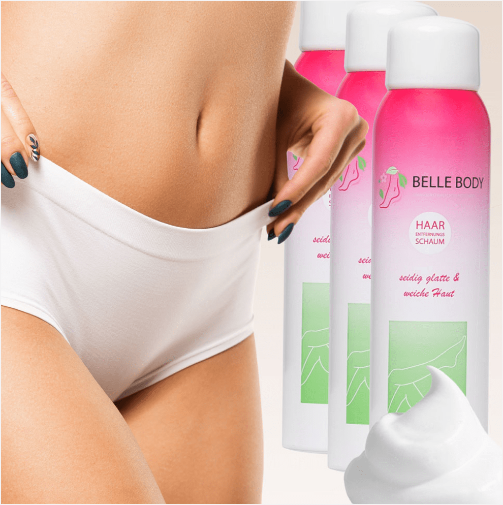 Belle Body Haarentfernungsschaum Damenbart